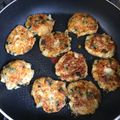 ちょなみ's cooksnap of when they made 完了期 魚・野菜食べよう！鱈のハンバーグ.