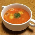 ぽめchan's cooksnap of when they made 簡単シチューのルーでトマトクリームスープ.