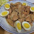 ゆけり３兄弟's cooksnap of when they made フライパン１つで♪手羽元と玉子の煮物.