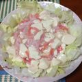まいりとる's cooksnap of when they made 豆腐とカニカマのうま煮あんかけレタス.