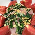 amy108's cooksnap of when they made ☆毎日食べたい ニラ玉ベーコン炒め.