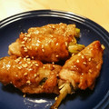 aaasky's cooksnap of when they made 豚の照り焼きネギしそ巻き.