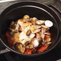 xxモコごんxx's cooksnap of when they made ストウブであっという間のアクアパッツァ.