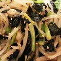 りょうチッチ's cooksnap of when they made モヤシと海苔のナムル.