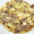 mingria's cooksnap of when they made 牛肉キャベツ炒め.