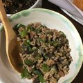 みちコロ's cooksnap of when they made ご飯のお供♪茄子とピーマンの挽き肉炒め.