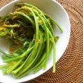 Jaye's cooksnap of when they made 菜の花の塩茹で〔下処理〕.