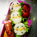 ちよまる's cooksnap of when they made 簡単!!俵おにきりdeヒヨコちゃん♪.