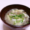 赤い電話's cooksnap of when they made コリコリ食感！しめじと蒟蒻の味噌汁.
