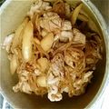 motu15's cooksnap of when they made 甘辛♡豚肉とごぼうの炒め物.