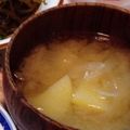 ＷａＴヒロコロ's cooksnap of when they made 玉ねぎ、ジャガイモの味噌汁.