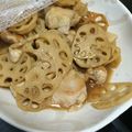 maa0819's cooksnap of when they made 蓮根と鶏胸肉のピリ辛炒め.