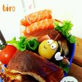 1016Hiro's cooksnap of when they made 簡単ミニキャラおかず『みつばち』.