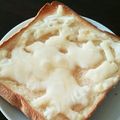 ＊msmama＊'s cooksnap of when they made とろーりあまウマ＊メープルチーズトースト.