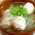 くぅぽん☆'s cooksnap of when they made 大根と鶏団子の中華スープ♪.