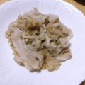 チヒナコ's cooksnap of when they made 大根おろしに漬け込んだ豚肉で〜炒め煮♪　.