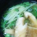 takawoman's cooksnap of when they made ✿かいわれと油揚げのお味噌汁✿.