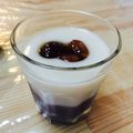 ☆winwin☆'s cooksnap of when they made 豆乳とあずき缶の簡単二色プリン.