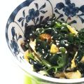 ☆こまっと☆'s cooksnap of when they made 中華クラゲとわかめの酢の物.