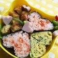 はる◎りな's cooksnap of when they made お弁当に❤ハートのり巻き❤.
