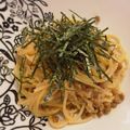 ちょろぎぃ's cooksnap of when they made 七味香るツナマヨと納豆のお手軽パスタ.