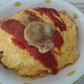pandalinda's cooksnap of when they made みんな笑顔で☆こあこあオムライスっ❤.