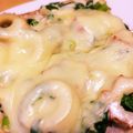 レオン犬's cooksnap of when they made ネギこんもり♪ちくわの醤油チーズトースト.