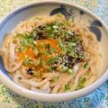 m@n@'s cooksnap of when they made 岩海苔とろろ～釜玉うどん*柚子胡椒風味*.