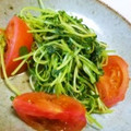 ばばりーん's cooksnap of when they made 簡単！5分で一品☺豆苗とトマト炒め.