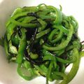 azuazu♡'s cooksnap of when they made 塩昆布で♪ピーマンの簡単副菜.