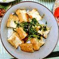 ♡のんちゃ♡♡'s cooksnap of when they made 厚揚げと豆苗の中華煮あん.