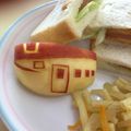 莉依花's cooksnap of when they made スーパーこまちのりんごの飾り切り☆.