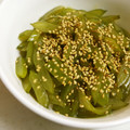 tama-sora's cooksnap of when they made 茎わかめの韓国風炒め.