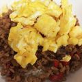 Tomtom718's cooksnap of when they made お弁当にも♪カフェ飯風甘辛挽肉のせご飯.