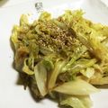 赤いプリン's cooksnap of when they made キャベツの旨味生姜胡麻油炒め☆.