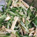 Reyja's cooksnap of when they made 簡単さっぱり水菜とエノキとツナの和え物.