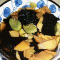 初代さん's cooksnap of when they made 春の味！たけのことアラメの煮物.