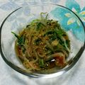 yh19630523's cooksnap of when they made 豆苗とモヤシのナムル.