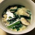 まりじん's cooksnap of when they made ふわふわニラ玉スープ.