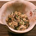 ☆happy55☆'s cooksnap of when they made 薬味たっぷり★サバ缶なめろう風.