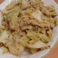雪美*大福's cooksnap of when they made 春キャベツとツナのカレーマヨ炒め.