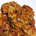 愛理☆彡's cooksnap of when they made お弁当にも！合挽き肉のつくねバーグ.