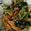 まつこ・ω・'s cooksnap of when they made レンチン★簡単【ほうれん草の胡麻和え】.
