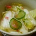 のぞきぱんだ's cooksnap of when they made キャベツと桜えびの浅漬け.