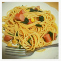 そらちーーー's cooksnap of when they made ほうれん草の和風パスタ.