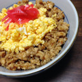 クックLVGM8G☆'s cooksnap of when they made 生姜焼きのタレで簡単鶏そぼろ弁当.
