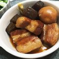 豆りえ's cooksnap of when they made 圧力鍋•豚の角煮＋ゆで卵、こんにゃく.