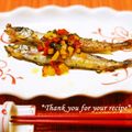 keiO3's cooksnap of when they made ✿シシャモのバジルオイル漬け焼き✿簡単.