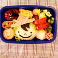 chu_ntan's cooksnap of when they made 幼稚園 お弁当 キャラ弁 こどもの日.