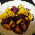 Coco＊Me's cooksnap of when they made 揚げずにホクホク♪フライパンで大学芋.